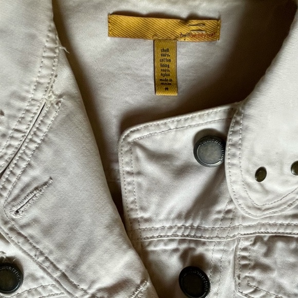 Twill Twenty Two ivory twill utility jacket blazer casual cool - Picture 4 of 11